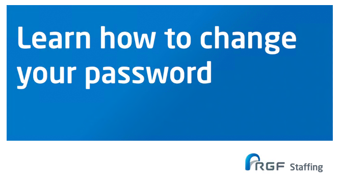 How to change my password